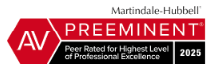 AV Preeminent badge 2025